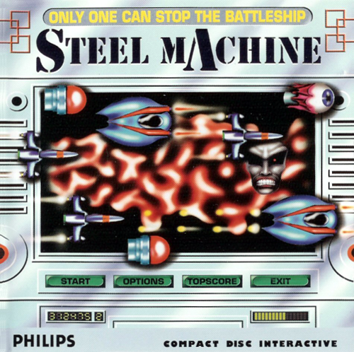Steel Machine box art for CD-i